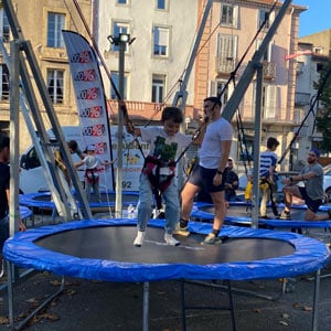 Location Trampoline à élastiques