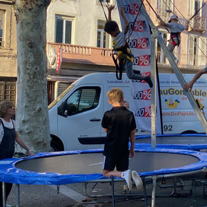 Location Trampoline à élastiques