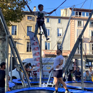 Location Trampoline à élastiques